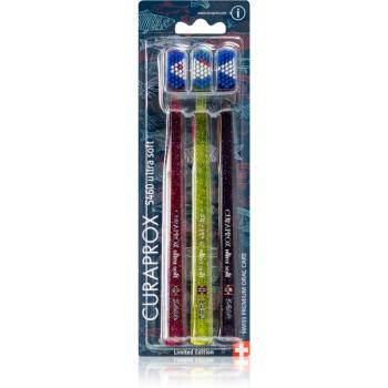 Curaprox Limited Edition Fishing zubní kartáček 5460 Ultra Soft 3 ks