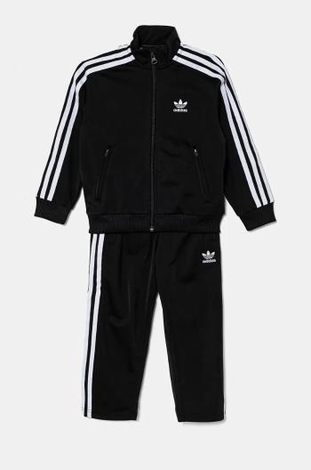 Dětská tepláková souprava adidas Originals FIREBIRD černá barva, IY4798