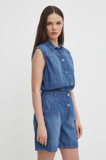 Bavlněná kombinéza Pepe Jeans JESS s límečkem, PL230488