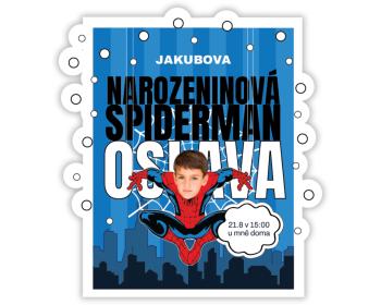 Personal Personalizované pozvánky 6 ks - Spiderman