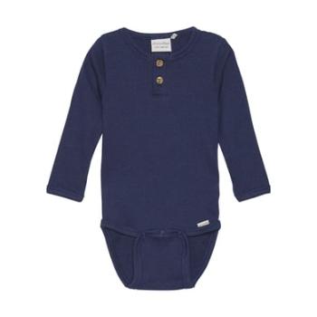 Minymo Body s dlouhým rukávem Dark Navy