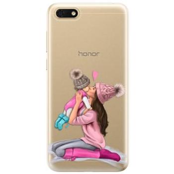 iSaprio Kissing Mom - Brunette and Girl pro Honor 7S (kmbrugirl-TPU2-Hon7S)