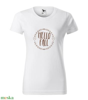 Halloween Női Póló - Hello Fall