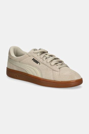 Semišové sneakers boty Puma PUMA Smash 3.0 béžová barva