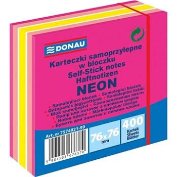 DONAU 76 x 76 mm, 400 lístků, mix barev č. 1 (7574021-99)