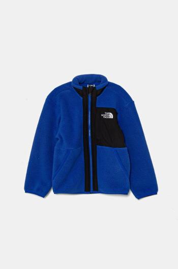 Dětská fleecová mikina The North Face YUMIORI FULL ZIP JACKET modrá barva, NF0A8AZGCZ61