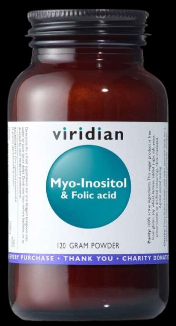 VIRIDIAN Myo-Inositol & Folic Acid 120 g