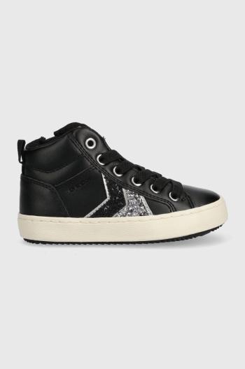 Dětské sneakers boty Geox černá barva