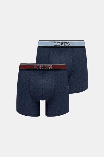 Boxerky Levi's 2-pack pánské, tmavomodrá barva, 37149-1020