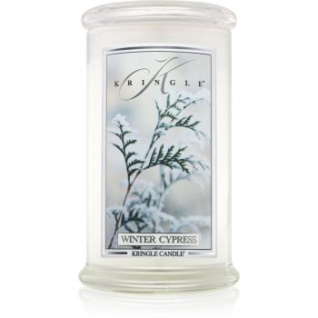 Kringle Candle Winter Cypress vonná svíčka 624 g