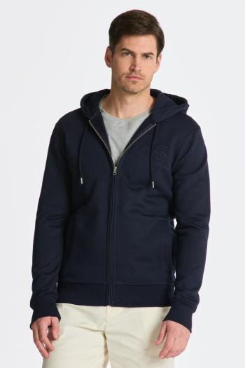 MIKINA GANT TONAL ARCHIVE SHIELD ZIP HOODIE EVENING BLUE