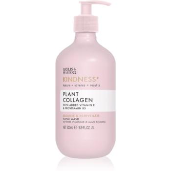 Baylis & Harding Kindness+ Plant Collagen pečující tekuté mýdlo na ruce vůně Coconut Milk & Rose Water 500 ml