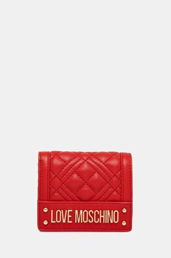 Peněženka Love Moschino červená barva, JC5601PP0L