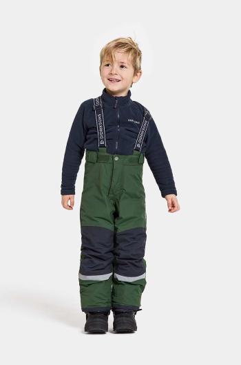 Dětské lyžařské kalhoty Didriksons IDRE KIDS PANTS zelená barva