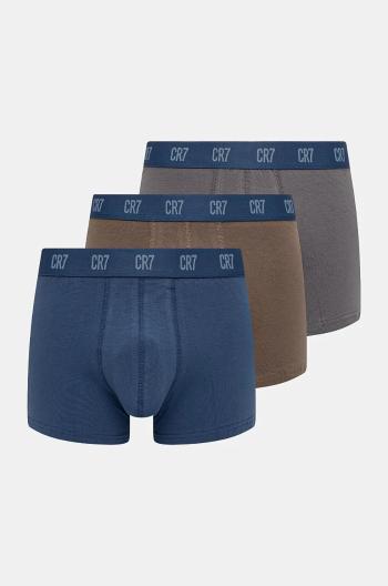 Boxerky CR7 Cristiano Ronaldo 3-pack pánské, tmavomodrá barva, 8100-4900-2755