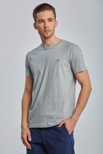 TRIČKO GANT ORIGINAL SLIM T-SHIRT LIGHT GREY MELANGE