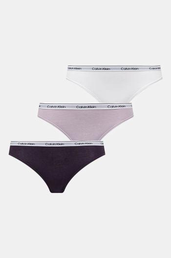 Kalhotky Calvin Klein Underwear 3-pack šedá barva, 000QD5207E