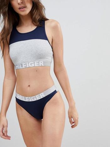 Tommy Hilfiger dámská šedá sportovní podprsenka - M (004)