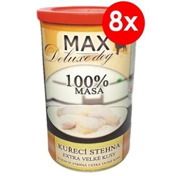 MAX deluxe kuřecí stehna 1200 g, 8 ks (8594025082254)