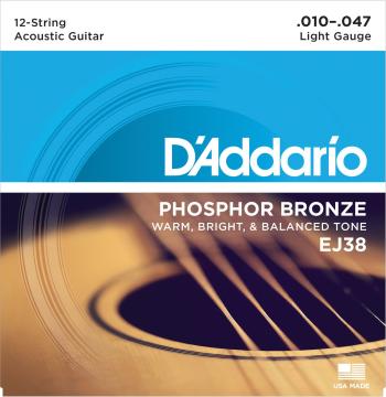 D'Addario EJ38 Struny pro akustickou kytaru