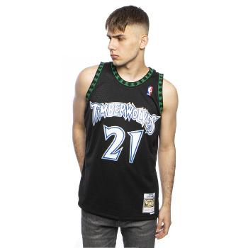 Mitchell & Ness Minnesota Timberwolves #21 Kevin Garnett black Swingman Jersey - L