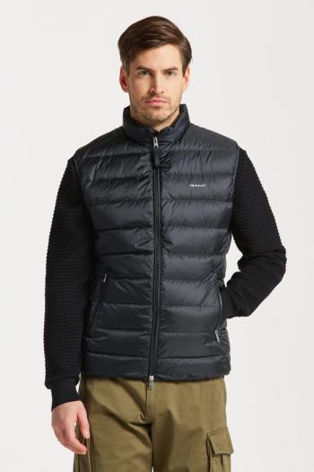 VESTA GANT LIGHT DOWN VEST BLACK