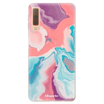 Odolné silikonové pouzdro iSaprio - New Liquid - Samsung Galaxy A7 (2018)