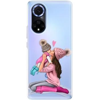 iSaprio Kissing Mom pro Brunette and Girl pro Huawei Nova 9 (kmbrugirl-TPU3-Nov9)