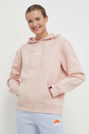 Mikina Ellesse Jazana OH Hoody dámská, růžová barva, s kapucí, s potiskem, SGP16460