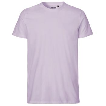 Neutral Pánské tričko Fit z organické Fairtrade bavlny - Dusty purple | S