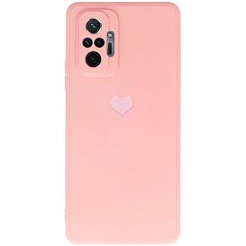 Vennus Valentýnské pouzdro Heart pro Xiaomi Redmi Note 10 Pro/ Redmi Note 10 Pro Max - růžové (TT4398)