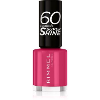 Rimmel 60 Seconds Super Shine lak na nehty odstín 323 Funtime Fuchsia 8 ml