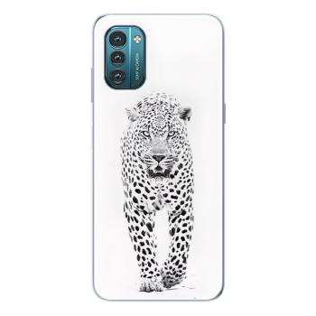 Odolné silikonové pouzdro iSaprio - White Jaguar - Nokia G11 / G21