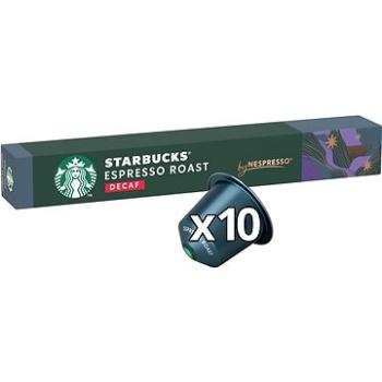 STARBUCKS® Espresso Roast Decaf by NESPRESSO® Dark Roast Kávové kapsle, 10 kapslí v balení, 57g (6200397)