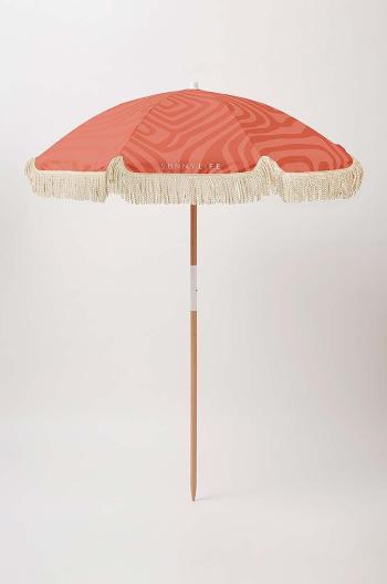 Plážový slunečník SunnyLife Beach Umbrella Terracotta