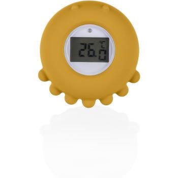 Zopa Silicone Digital Thermometer 2in1 digitální teploměr do vany Mustard Yellow 1 ks
