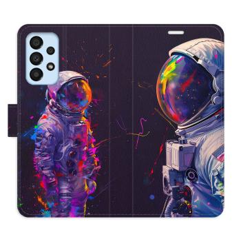 Flipové pouzdro iSaprio - Neon Astronaut 02 - Samsung Galaxy A33 5G