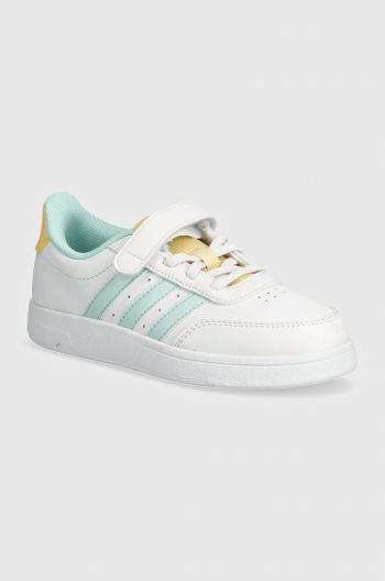 Dětské sneakers boty adidas BREAKNET 2.0 EL C bílá barva, IE3790