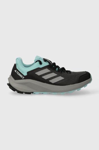 Boty adidas TERREX Trailrider dámské, černá barva, HR1182