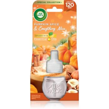 Air Wick Pumpkin Spice & Everything Nice elektrický osvěžovač vzduchu náhradní náplň 19 ml