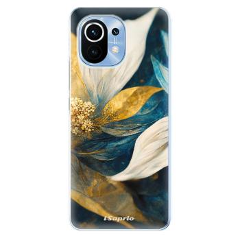 Odolné silikonové pouzdro iSaprio - Gold Petals - Xiaomi Mi 11