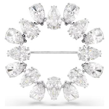 Swarovski Blyštivá brož s čirými zirkony Matrix 5714646