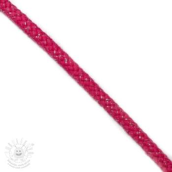 Šnůra Lurex 10 mm fuchsia