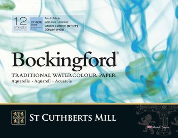 St Cuthberts Mill Bockingford C.P. Skicář 31 x 23 cm 300 g White