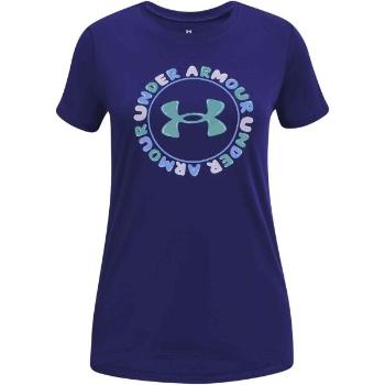 Under Armour TECH WORDMARK Dívčí tričko, modrá, velikost