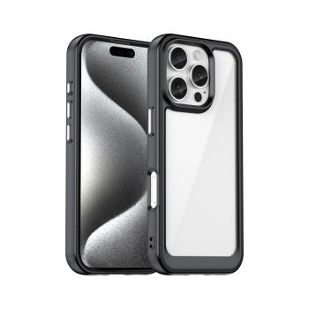 CRYSTAL Ochranný kryt pre Apple iPhone 16 Pro čierny