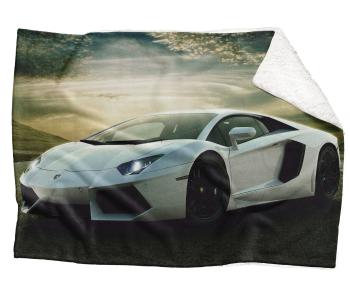 IMPAR Fleecová deka Lamborghini 150x120 cm (Rozměr : 150 x 120 cm, Podšití beránkem: ANO)