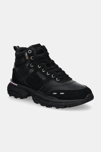 Sneakers boty Tommy Hilfiger M RUNNER CORDURA HI LTH MIX černá barva, FM0FM05222