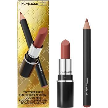 MAC Cosmetics Holiday Tiny Treasures Mini Lip Duo dárková sada na rty odstín Neutral 2 ks