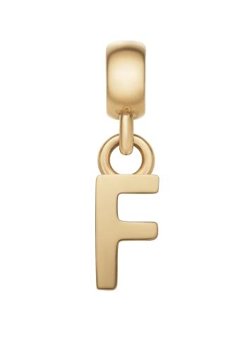 Daniel Wellington Pozlacený přívěsek písmeno "F" Charms DW00400489